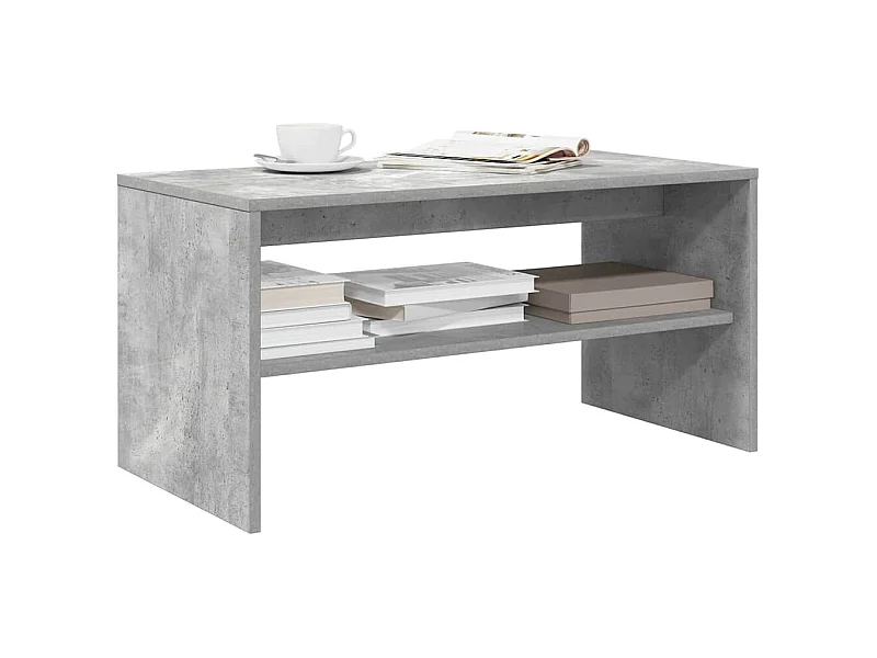 Meuble TV Gris cement 80 x 40 x 40 cm Aggloméré