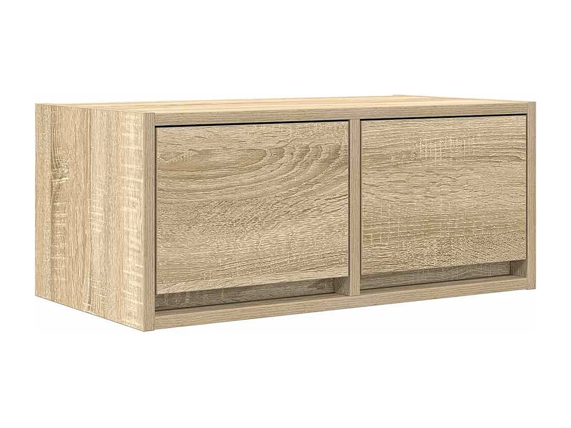 Meuble TV chêne sonoma 60x31x25,5 cm bois d'ingénierie