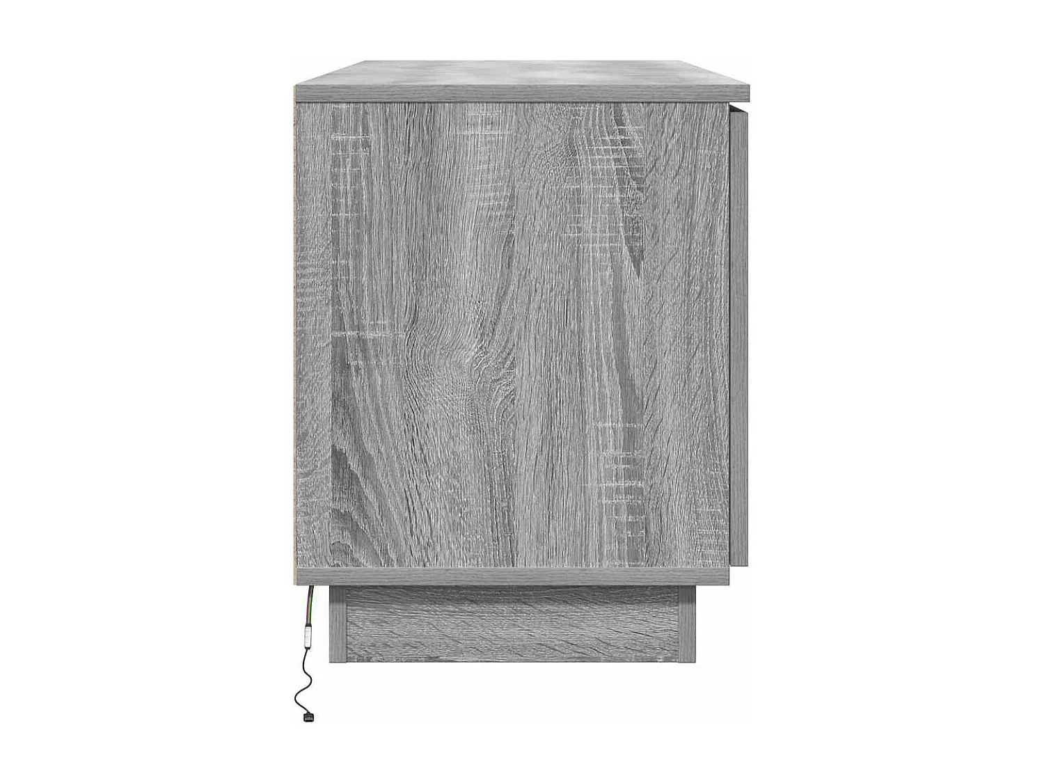 Meuble TV avec LED Sonoma gris 100 x 38 x 49 cm