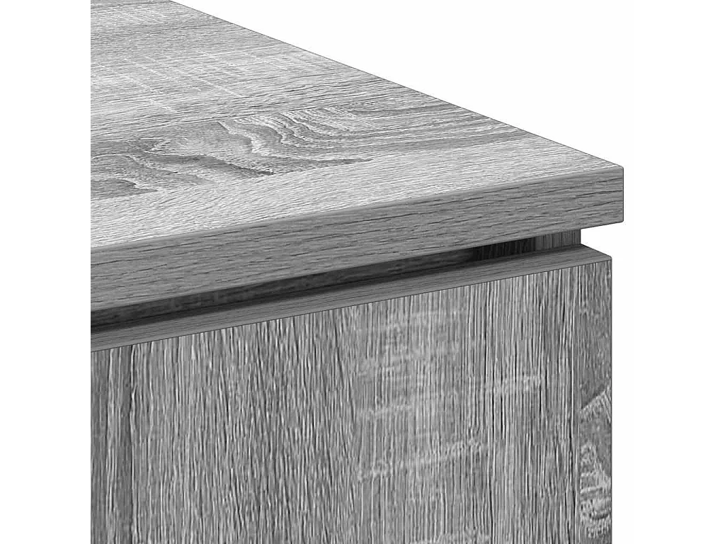 Meuble TV avec LED Sonoma gris 100 x 38 x 49 cm