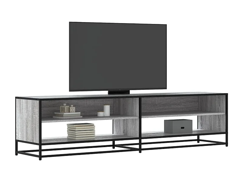 Móvel de TV 180,5x40x46 cm derivados de madeira cinzento sonoma