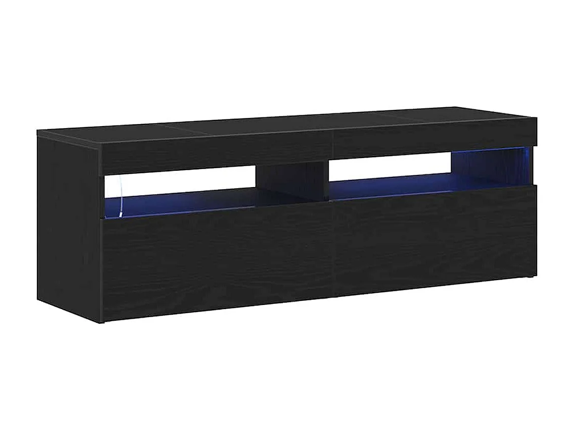 Gabinete de TV Negro 120 x 35 x 40 cm Madera contrachapada