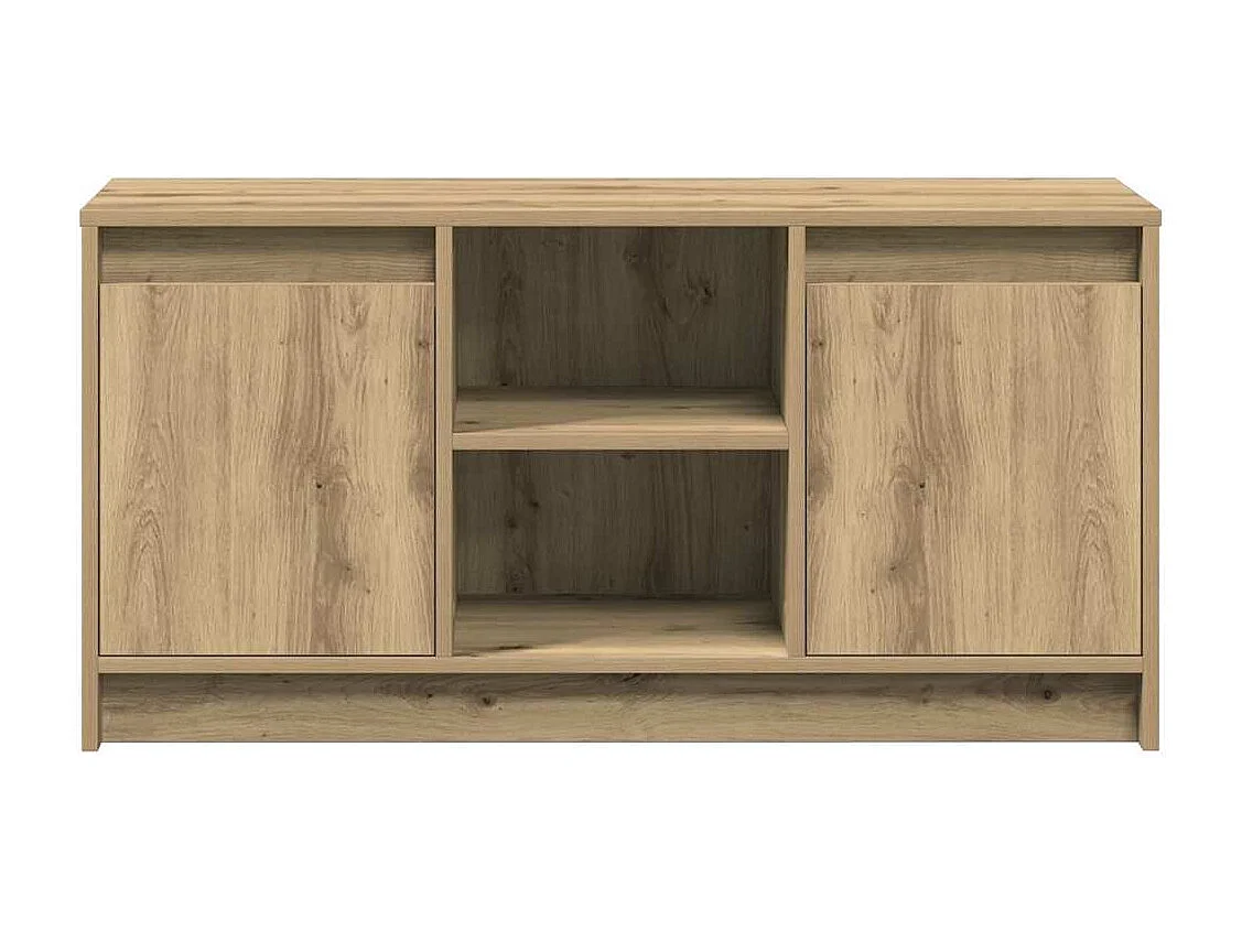 Meuble TV Marron 100 x 34 x 50 cm Bois d'ingénierie