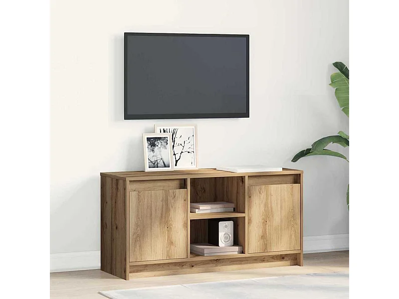 Meuble TV Marron 100 x 34 x 50 cm Bois d'ingénierie