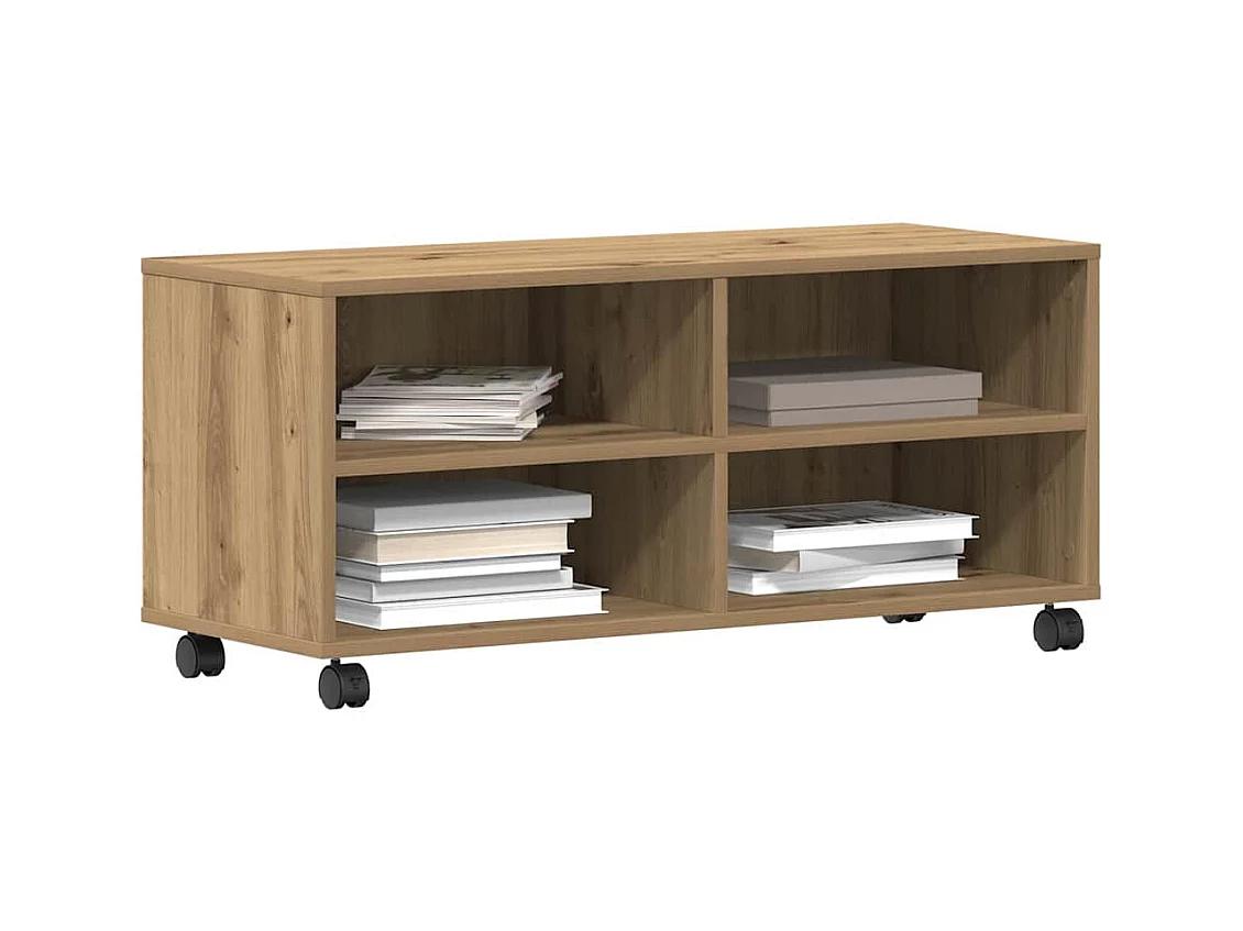 Meuble TV Marron 90 x 35 x 35 cm Bois d'ingénierie
