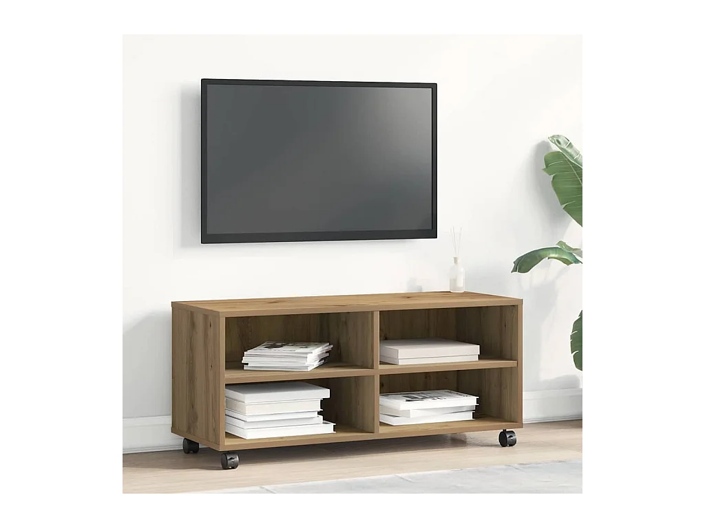Meuble TV Marron 90 x 35 x 35 cm Bois d'ingénierie