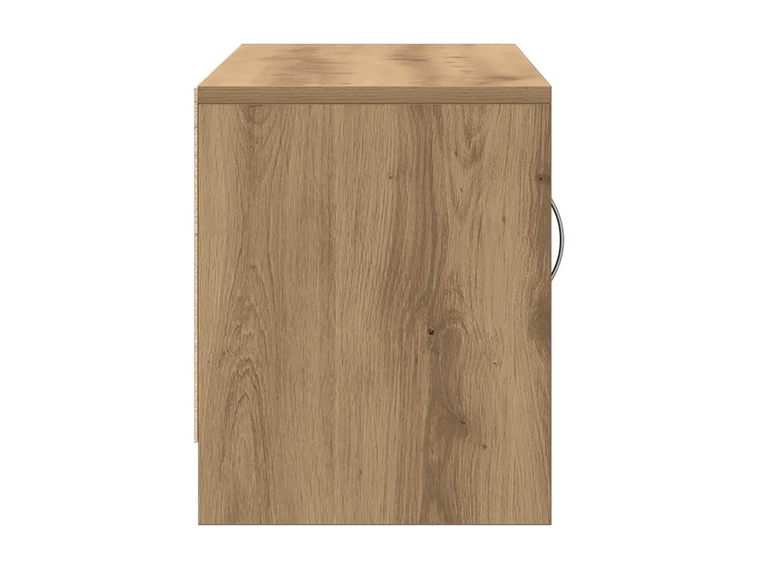 Meuble TV chêne artisanal 102x30x37,5 cm bois d'ingénierie