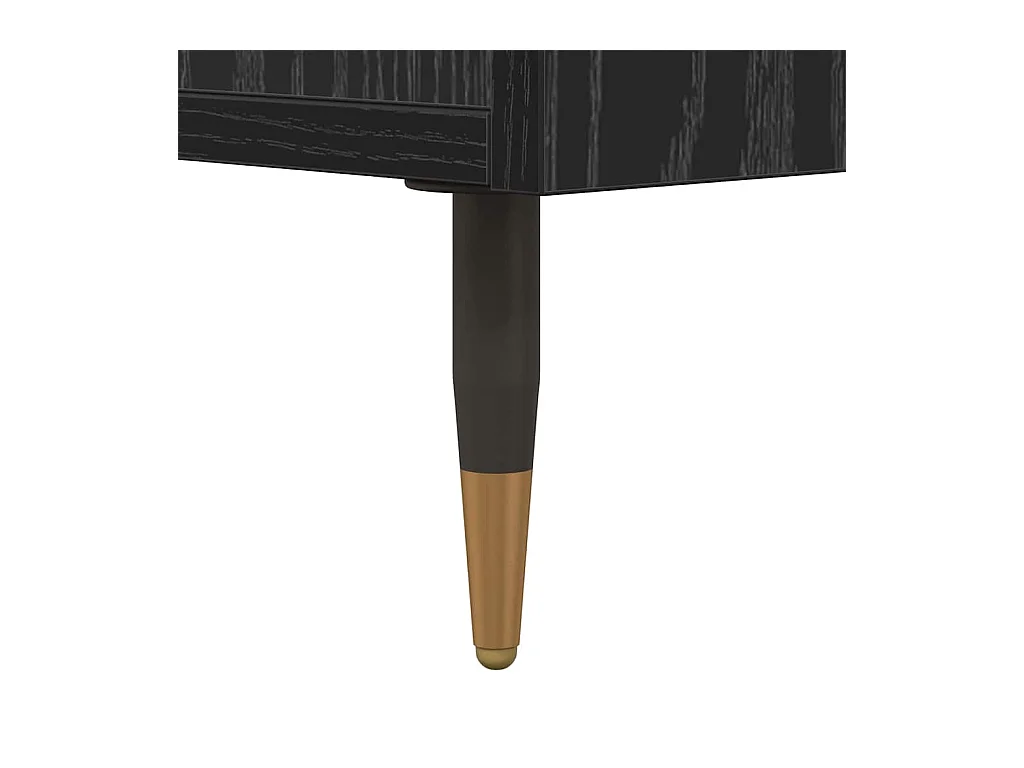 Meuble TV Chêne noir 150 x 30 x 50 cm Bois d'ingénierie