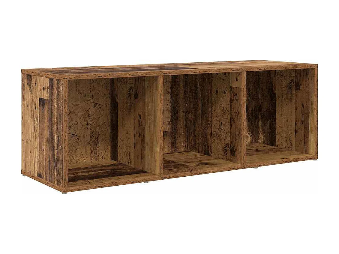 Meuble TV 3 pièces Marron 107 x 35 x 37 cm Bois d'ingénierie