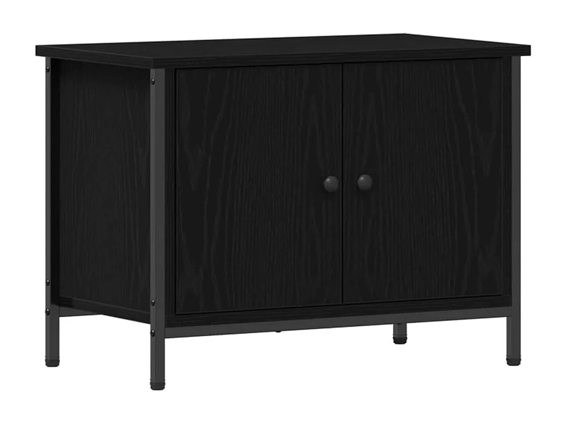 Meuble TV Chêne noir 60 x 35 x 45 cm Bois d'ingénierie
