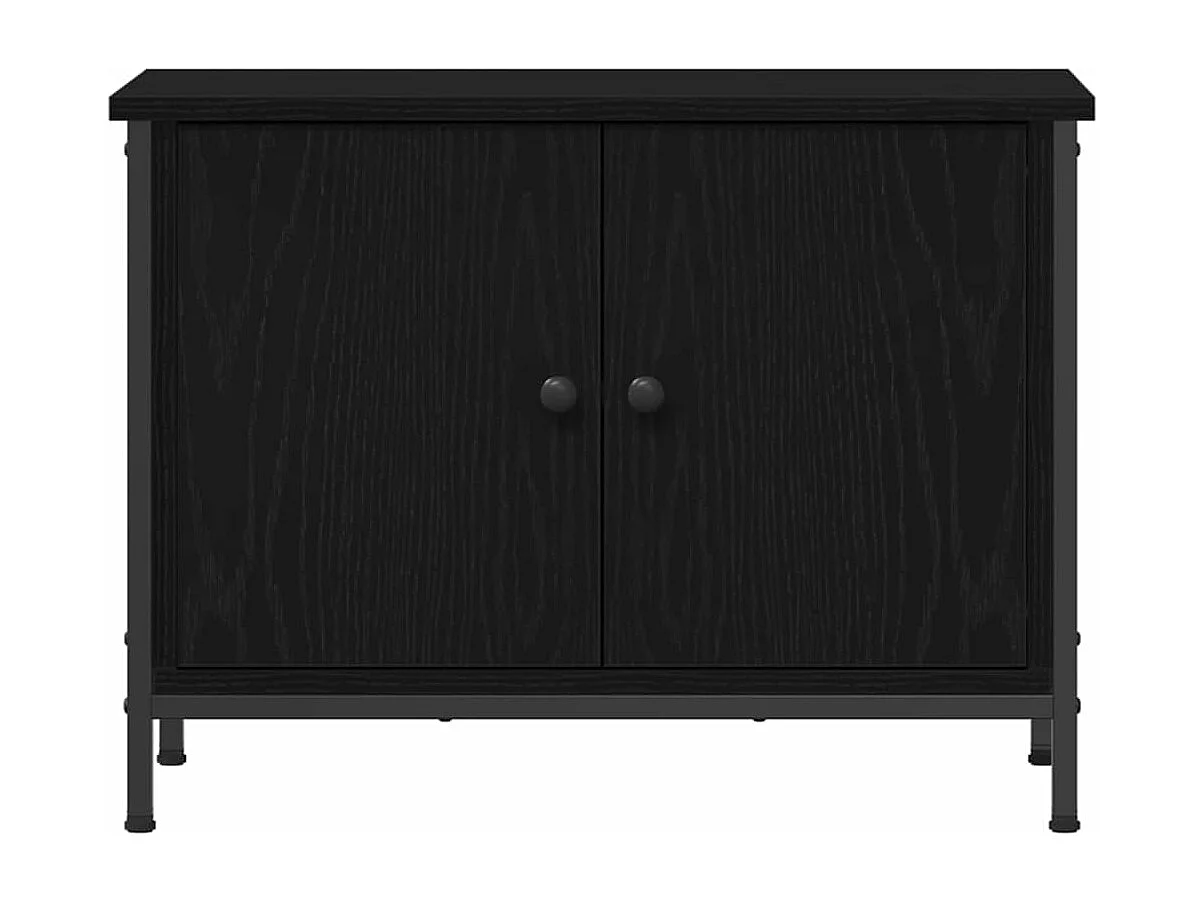Meuble TV Chêne noir 60 x 35 x 45 cm Bois d'ingénierie