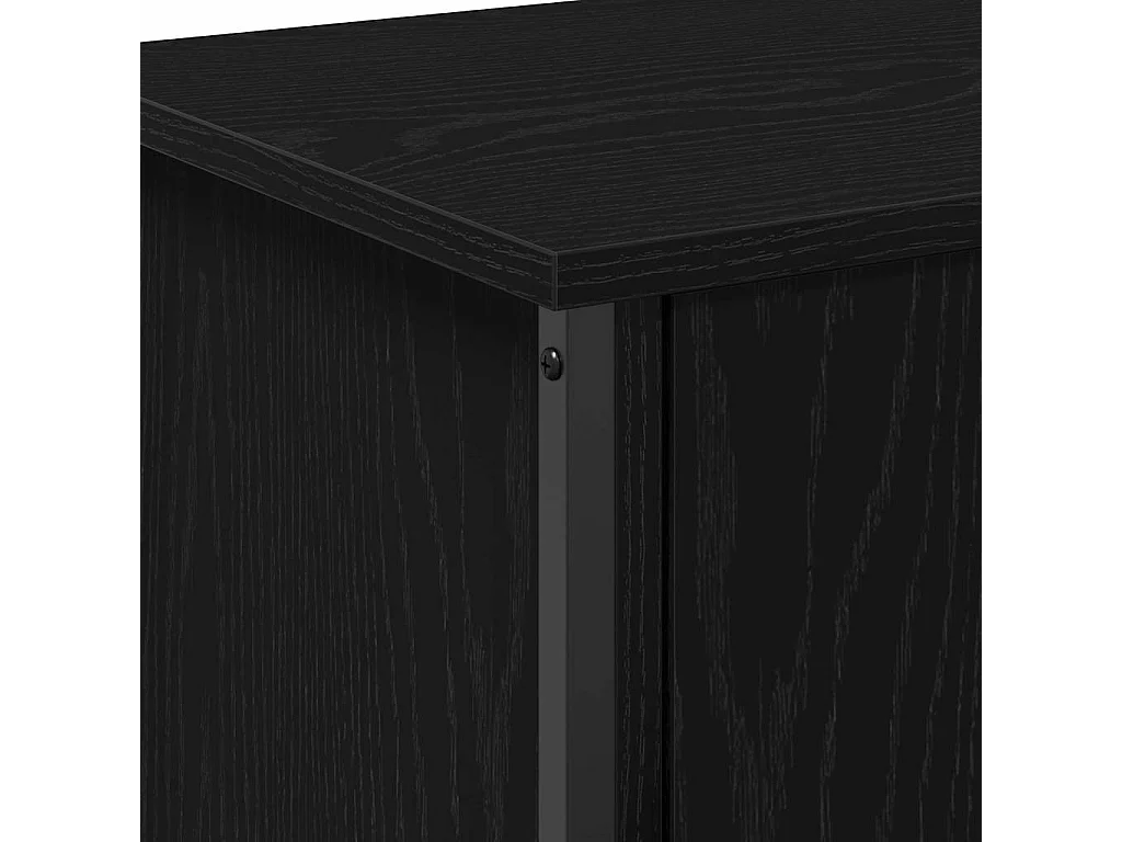 Meuble TV Chêne noir 60 x 35 x 45 cm Bois d'ingénierie
