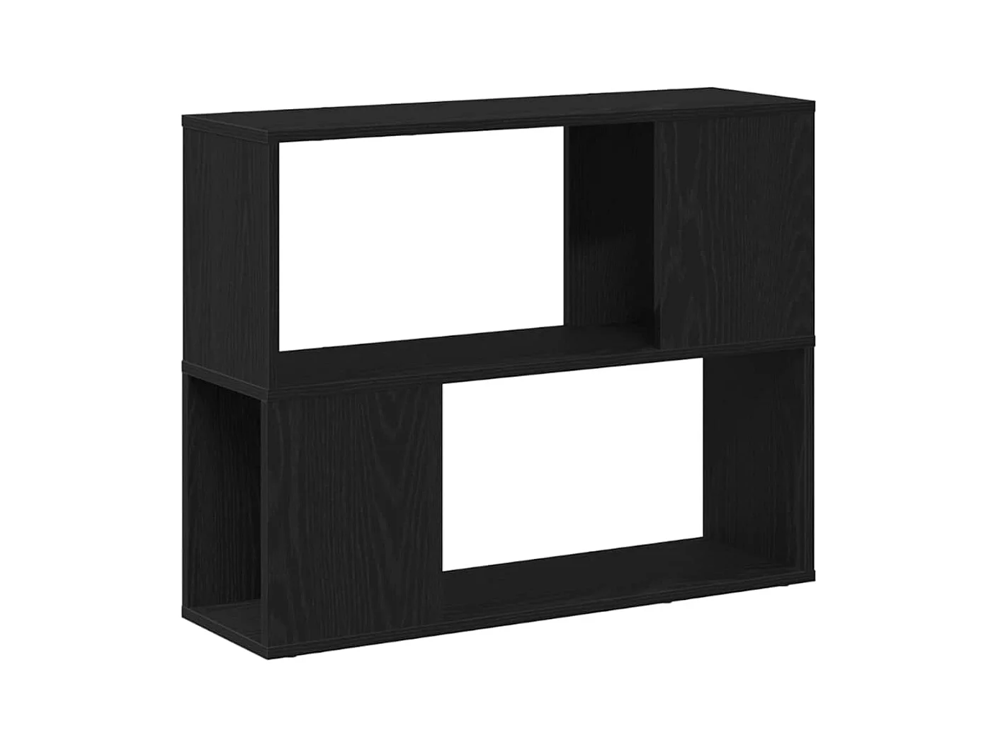 Meuble TV Noir 80 x 24 x 63 cm Bois d'ingénierie