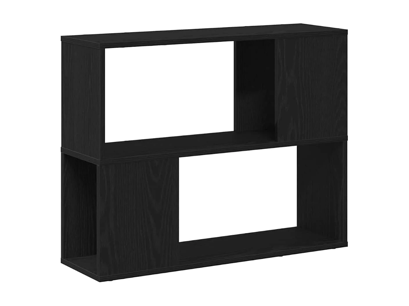 Meuble TV Noir 80 x 24 x 63 cm Bois d'ingénierie