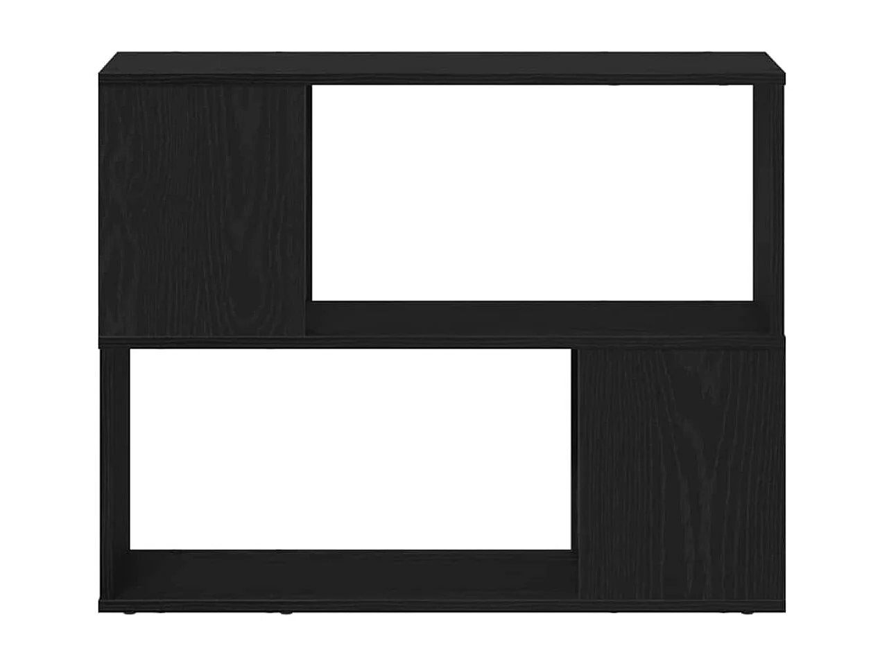 Meuble TV Noir 80 x 24 x 63 cm Bois d'ingénierie