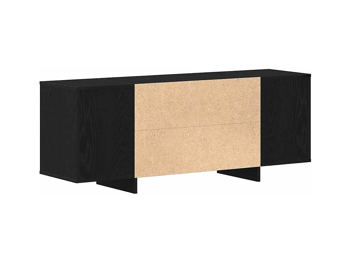 Meuble TV Noir 120 x 30 x 40.5 cm Bois d'ingénierie