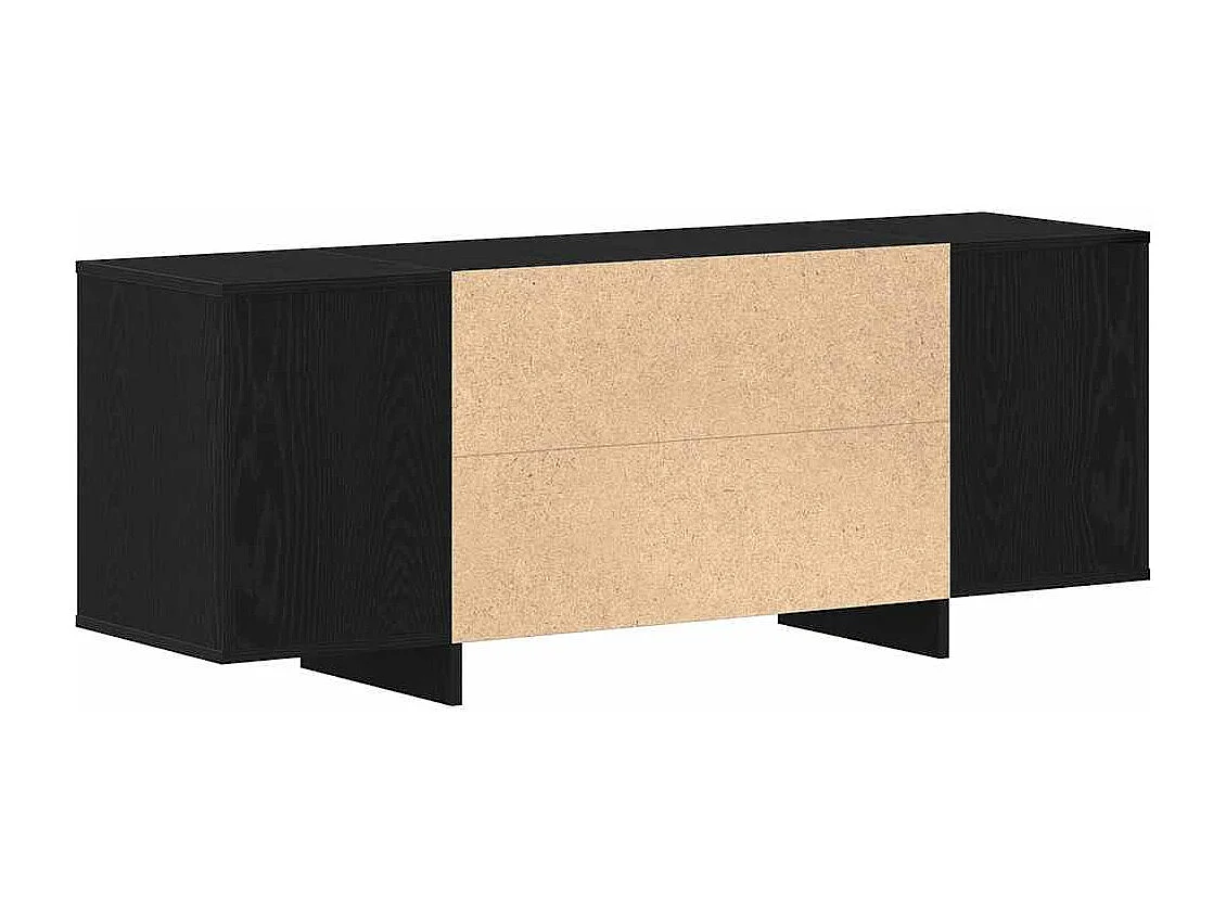 Meuble TV Noir 120 x 30 x 40.5 cm Bois d'ingénierie