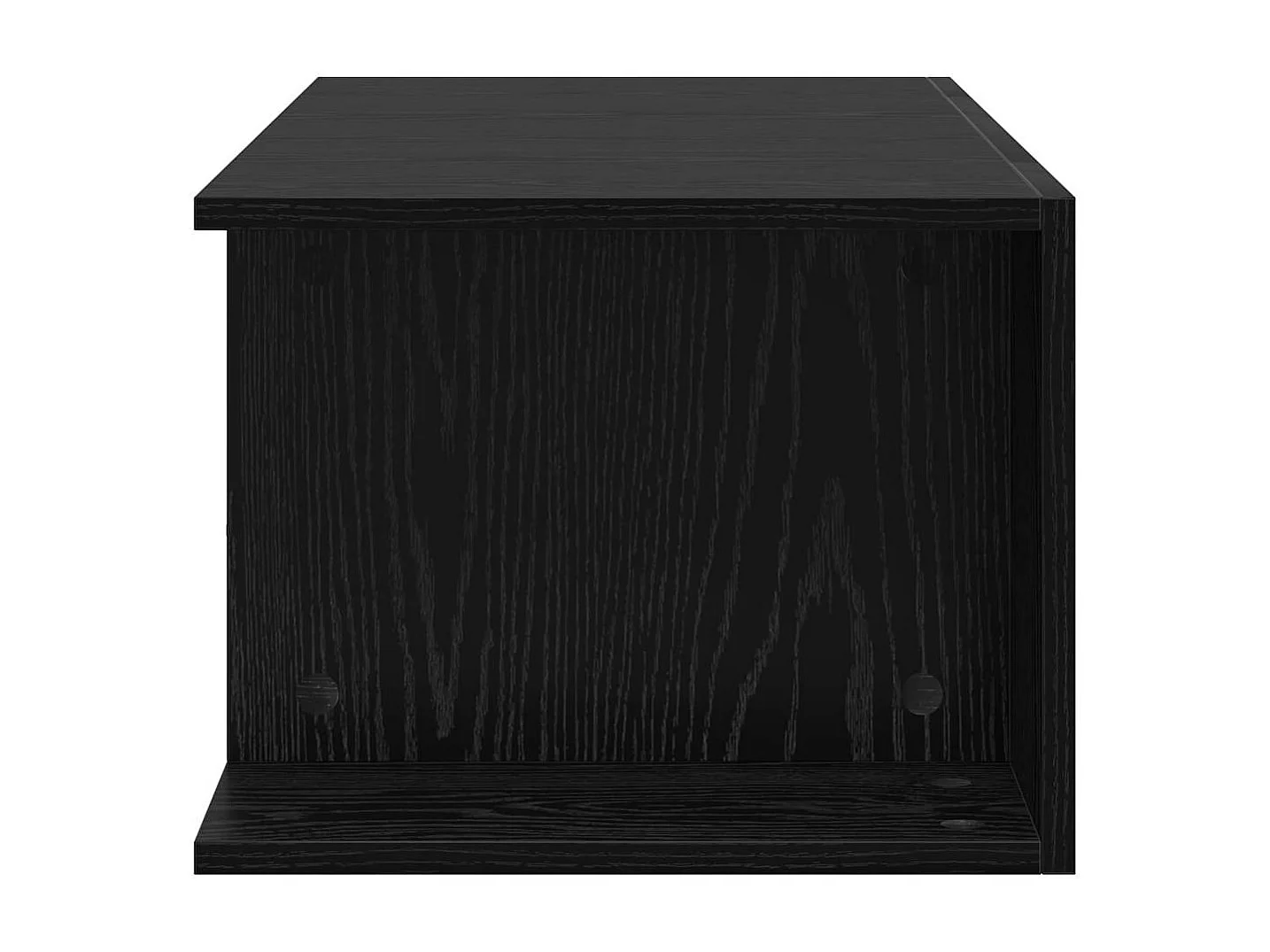 Meuble TV Noir 90 x 39 x 30 cm Bois d'ingénierie