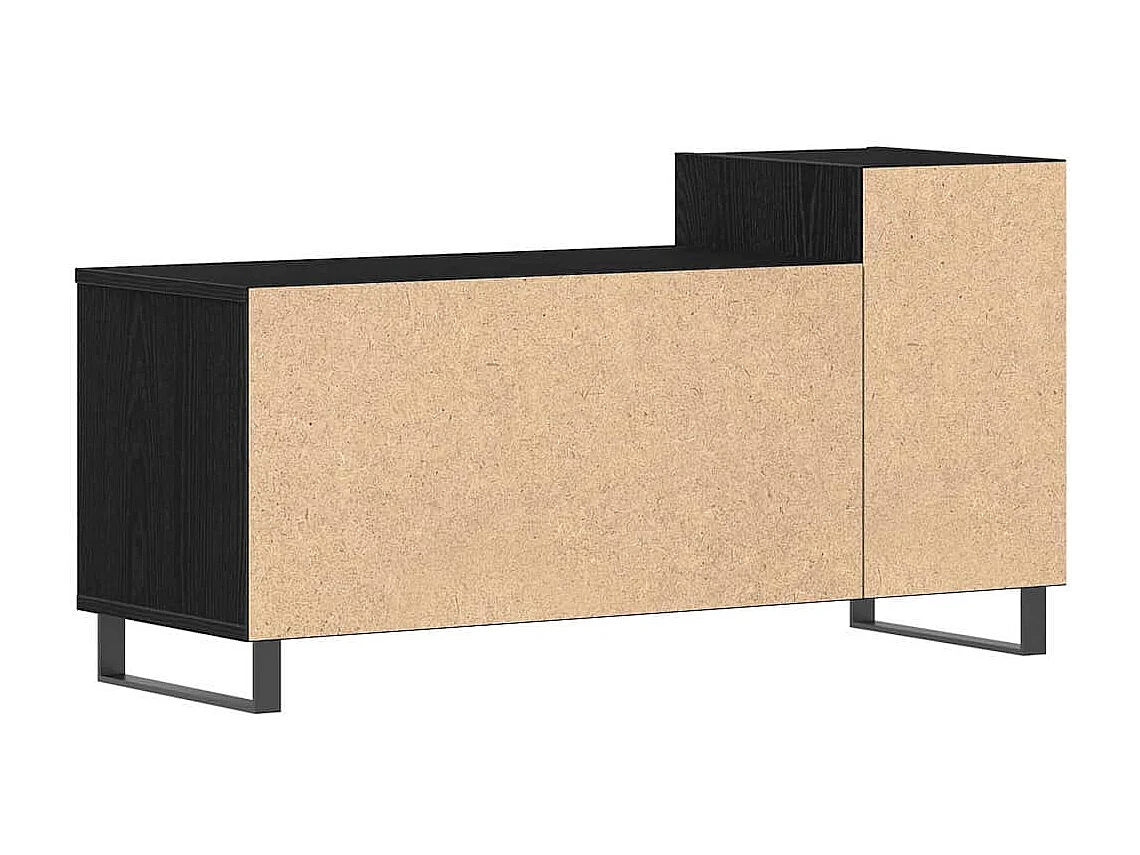 Meuble TV Chêne noir 100 x 35 x 55 cm Bois d'ingénierie