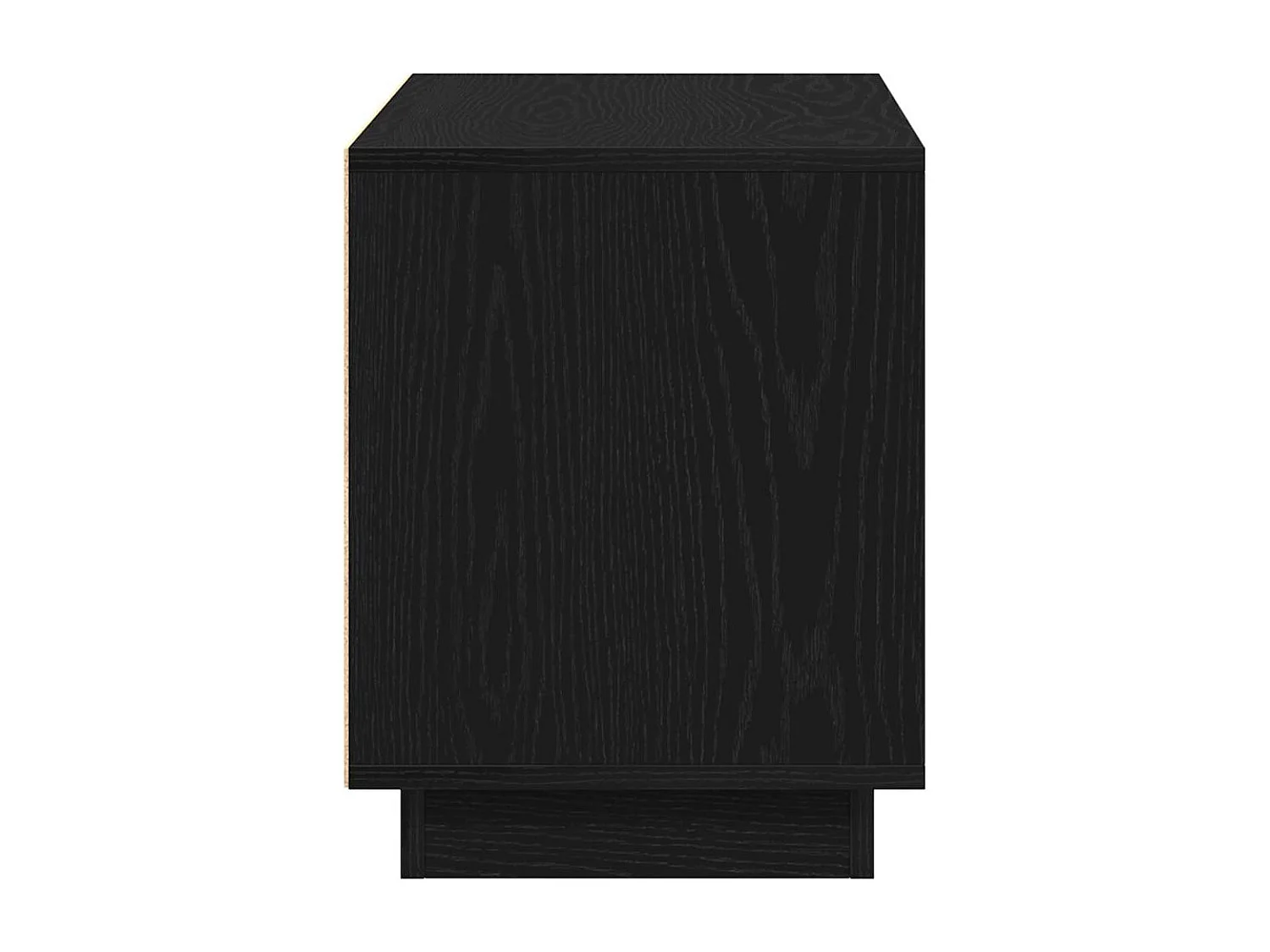 Meuble TV Chêne noir 80 x 35 x 45 cm Bois d'ingénierie