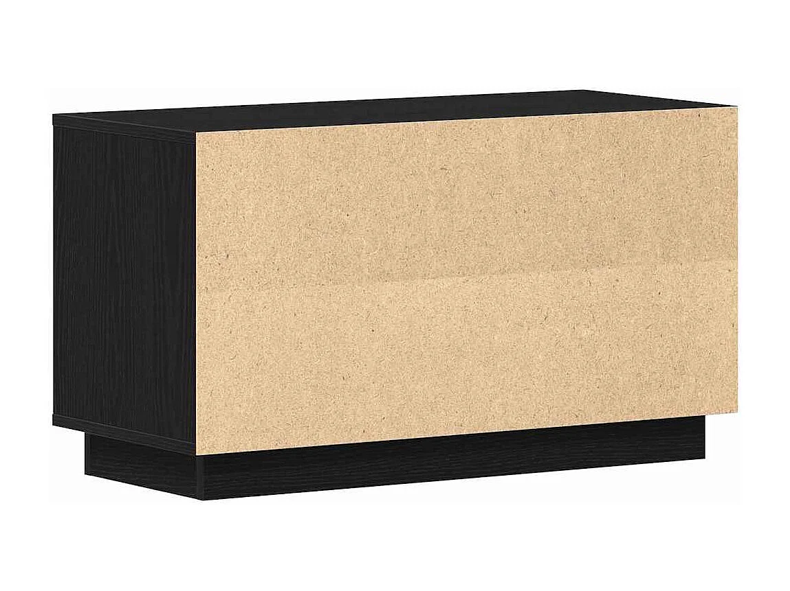 Meuble TV Chêne noir 80 x 35 x 45 cm Bois d'ingénierie