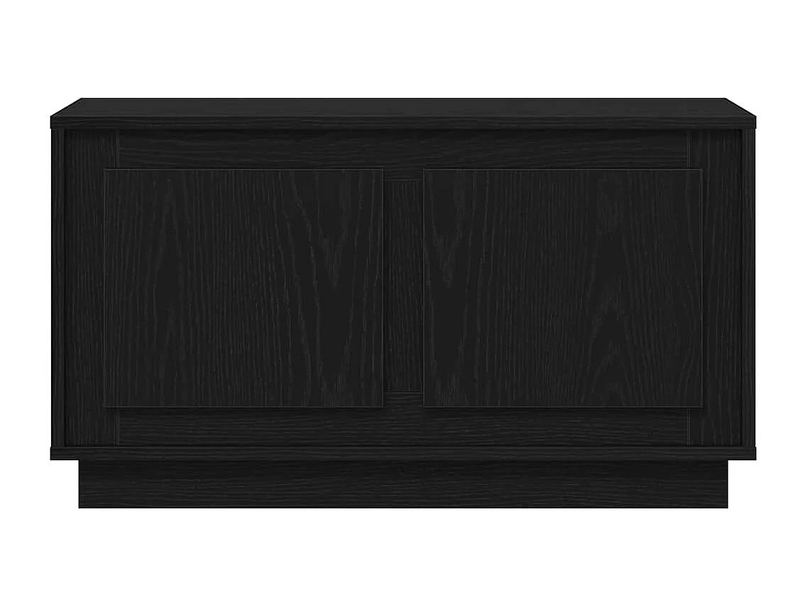 Meuble TV Chêne noir 80 x 35 x 45 cm Bois d'ingénierie