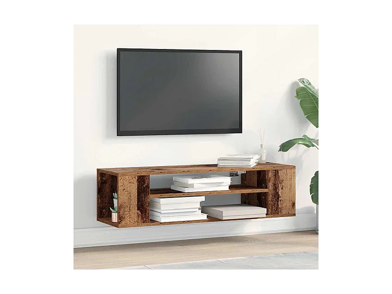 Meuble TV Marron 100 x 30 x 26,5 cm Bois d'ingénierie