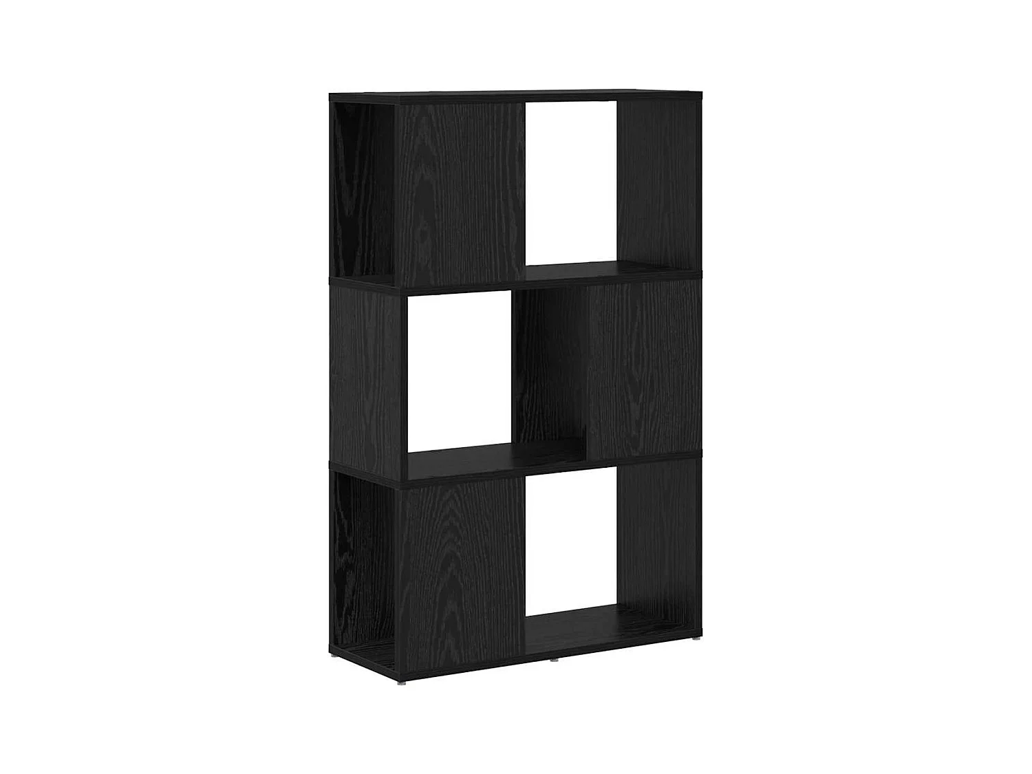 Meuble TV Noir 60 x 24 x 94 cm Bois d'ingénierie