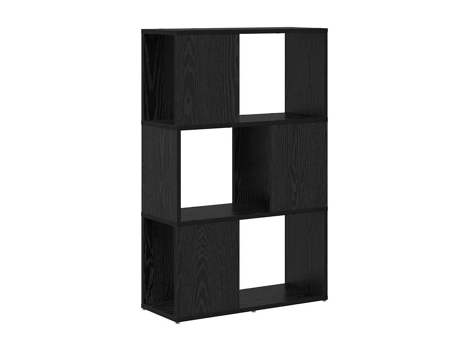 Meuble TV Noir 60 x 24 x 94 cm Bois d'ingénierie