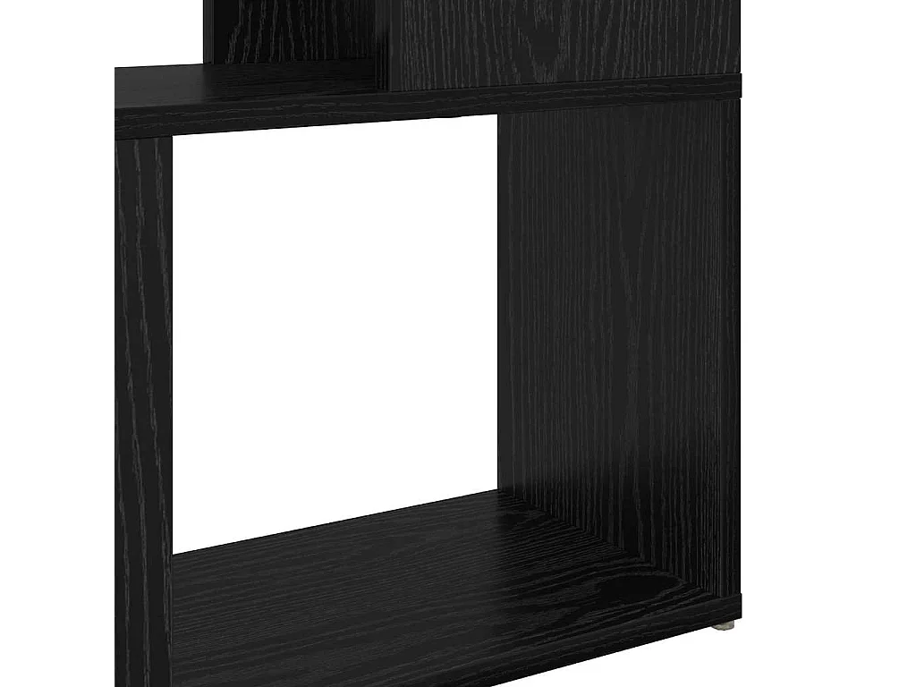 Meuble TV Noir 60 x 24 x 94 cm Bois d'ingénierie