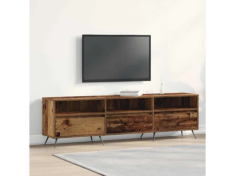 Meuble TV Bois ancien 150 x 30 x 44.5 cm Bois d'ingénierie