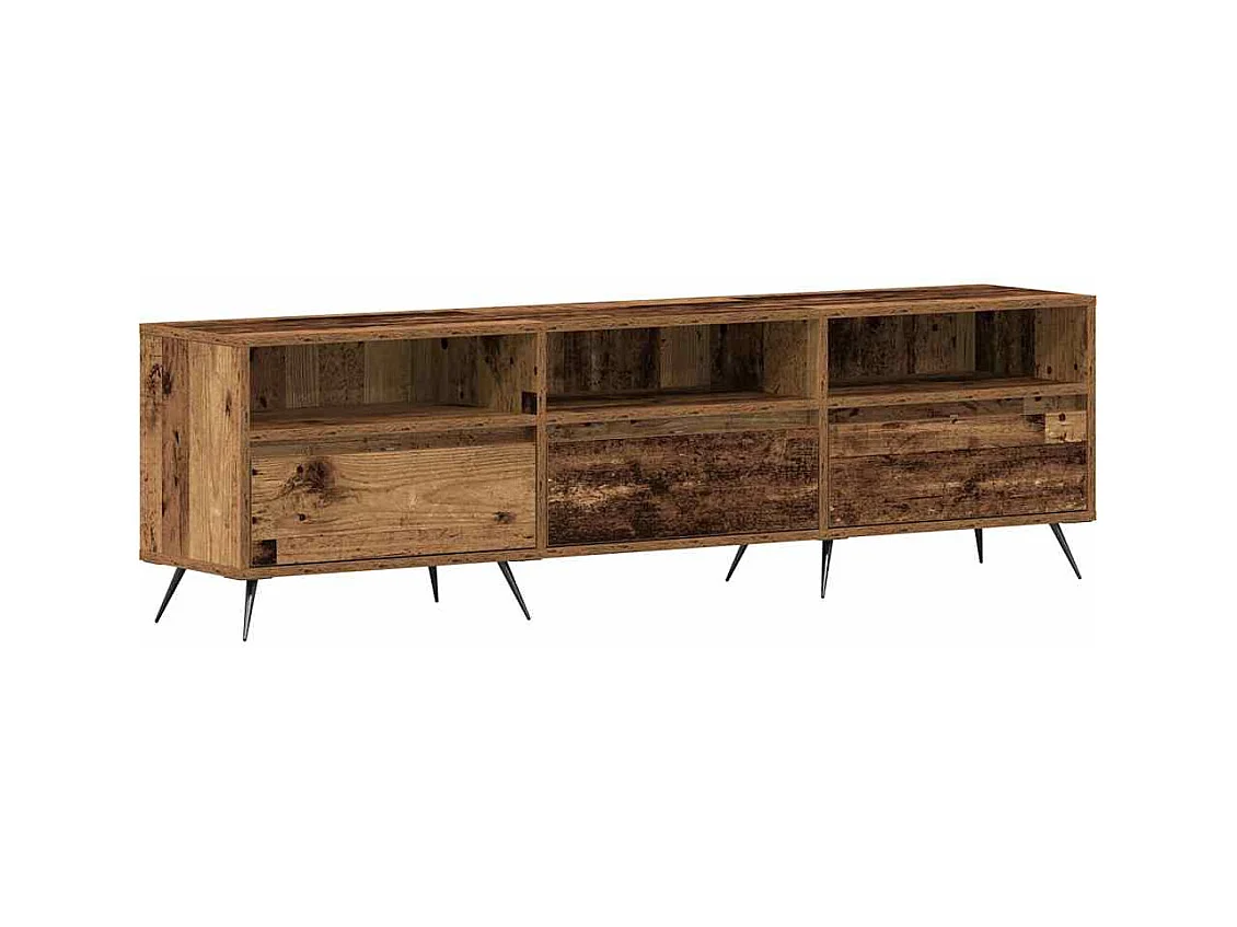 Meuble TV Bois ancien 150 x 30 x 44.5 cm Bois d'ingénierie