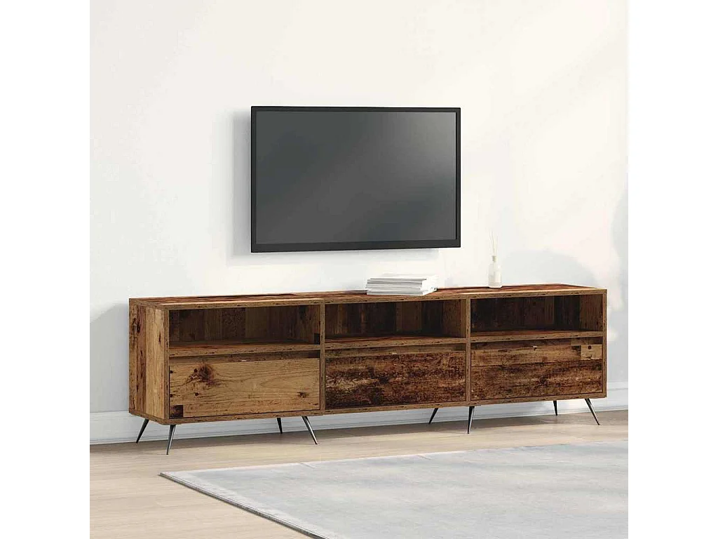 Gabinete para TV Madeira antiga 150 x 30 x 44.5 cm