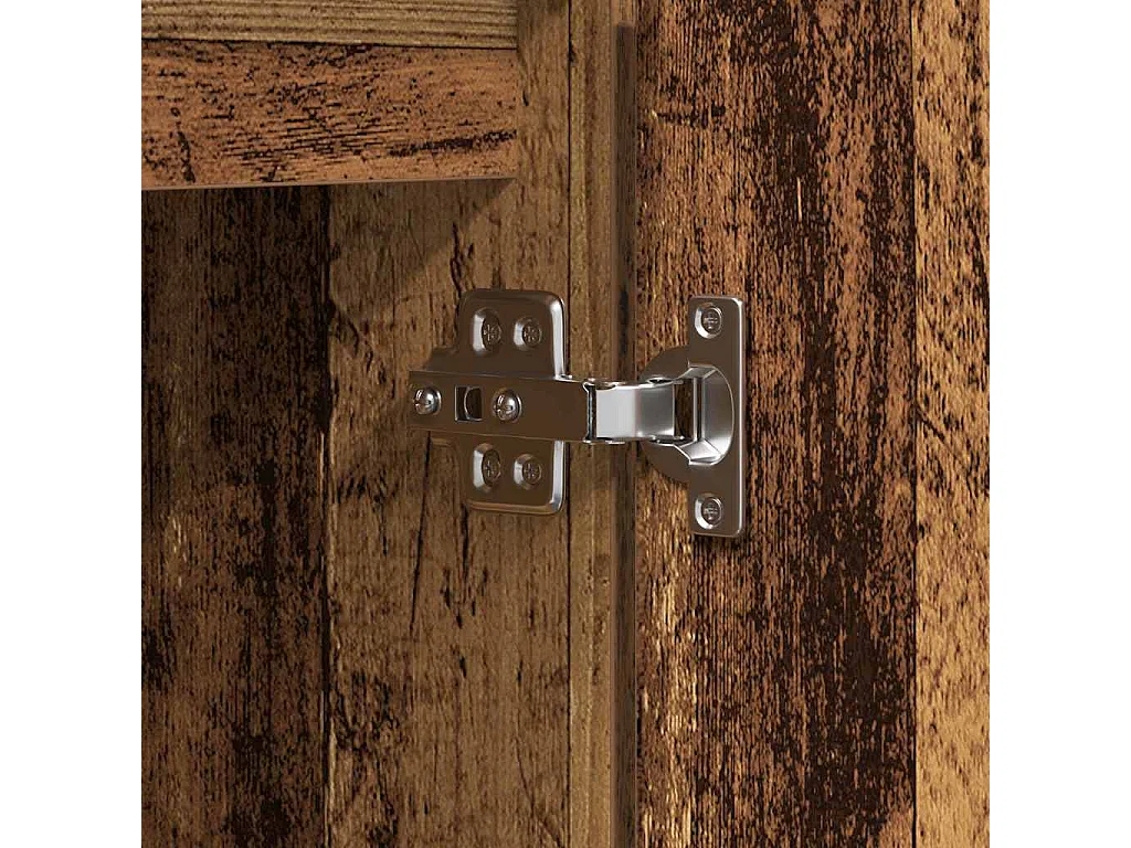 Mueble de TV con LED Madera Vieja 100 x 38 x 49 cm