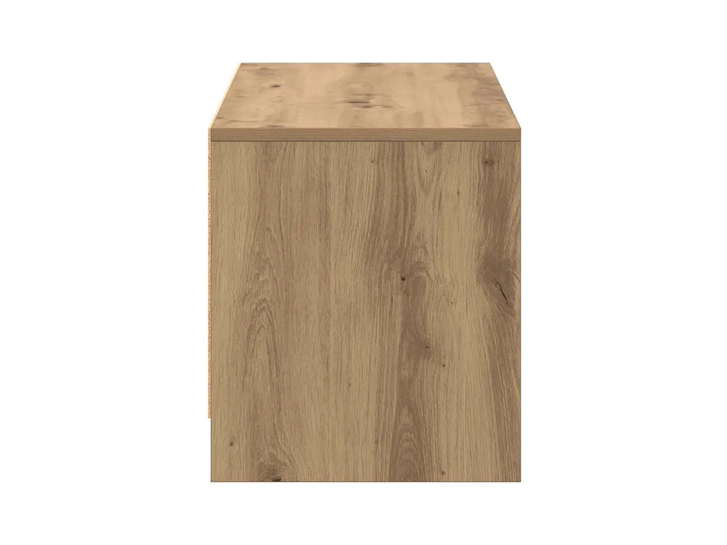 Meuble TV chêne artisanal 90 x 35 x 40 cm Bois d'ingénierie