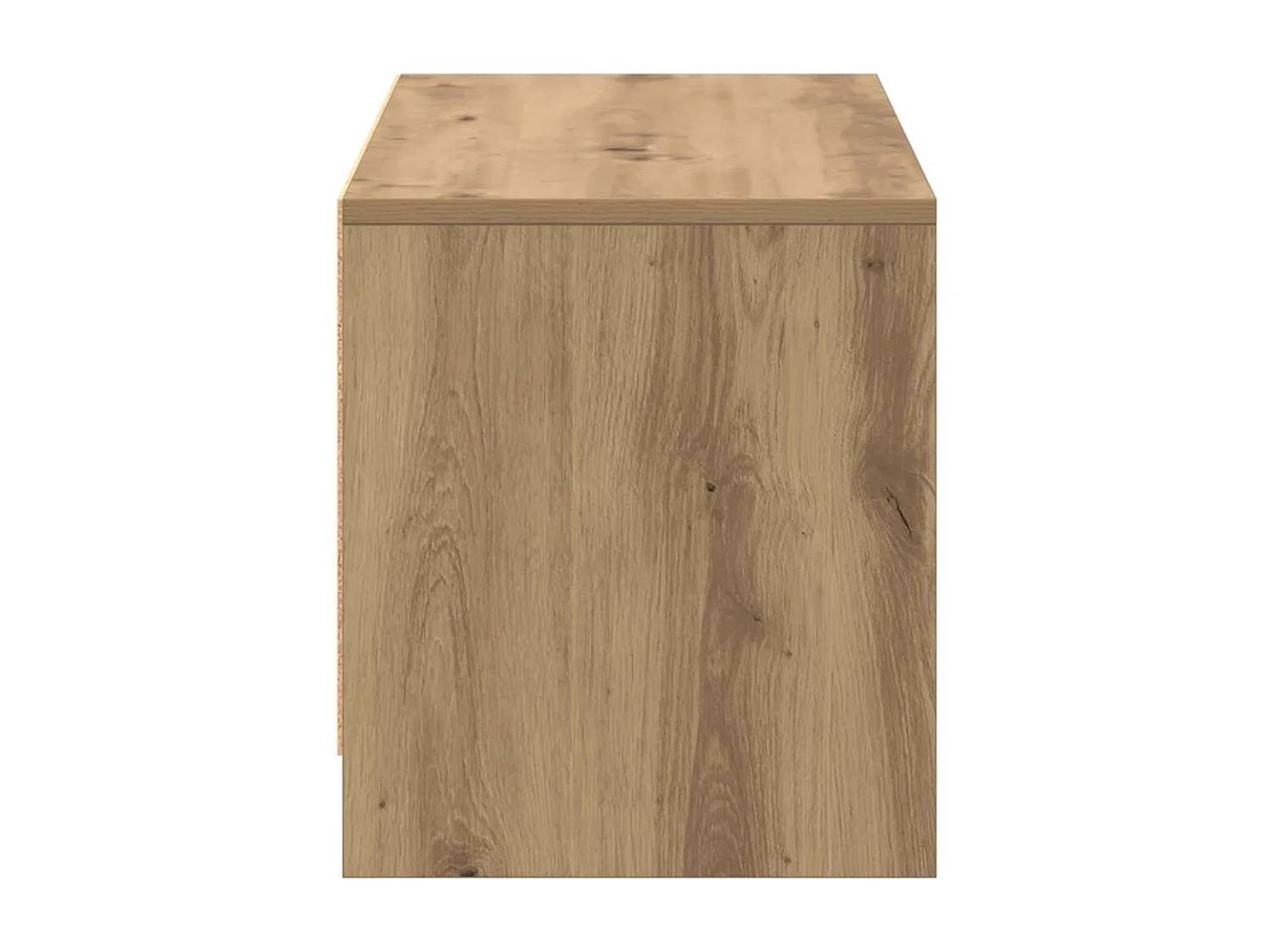 Meuble TV chêne artisanal 90 x 35 x 40 cm Bois d'ingénierie