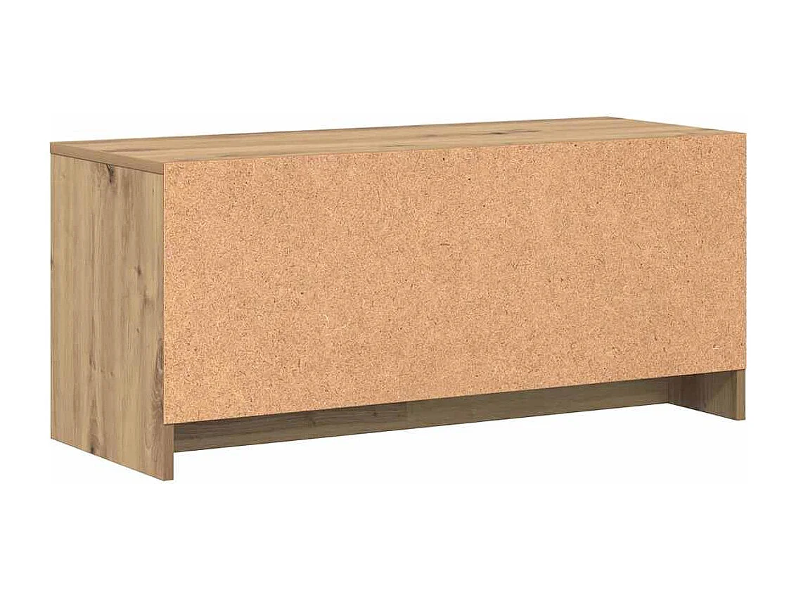 Meuble TV chêne artisanal 90 x 35 x 40 cm Bois d'ingénierie