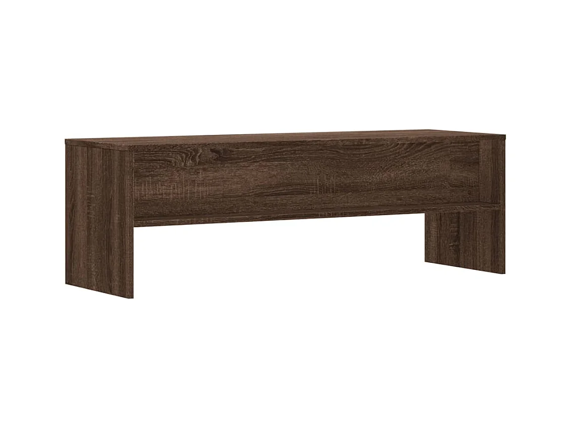 Meuble TV chêne marron 120x40x40 cm bois d'ingénierie
