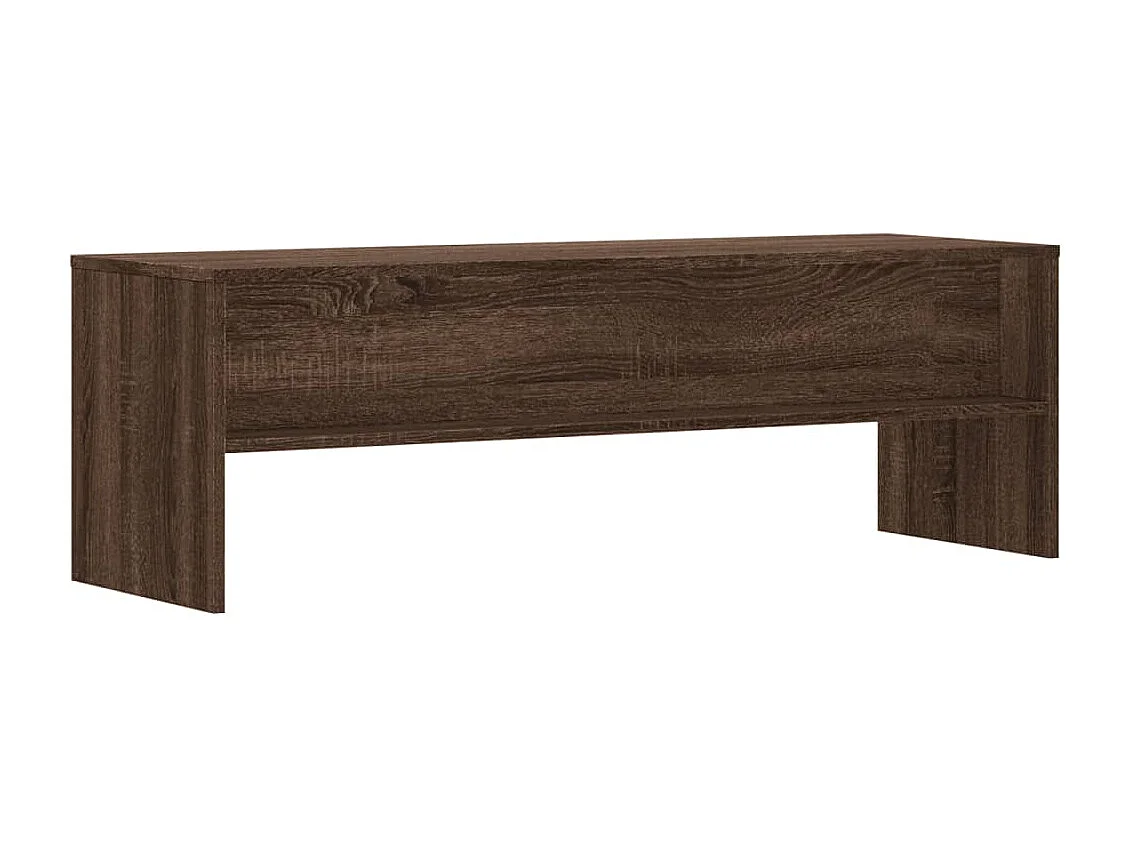 Mueble de TV madera de ingeniería marrón roble 120x40x40cm