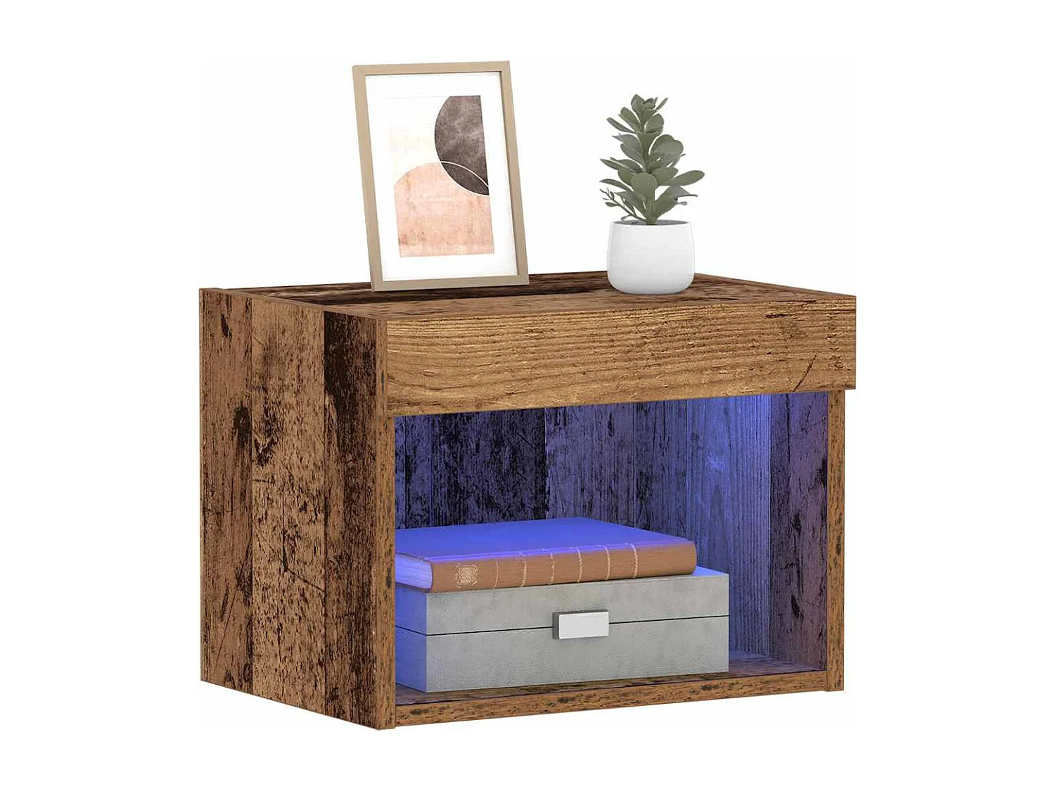 Meuble TV Bois ancien 40 x 30 x 30 cm Bois d'ingénierie