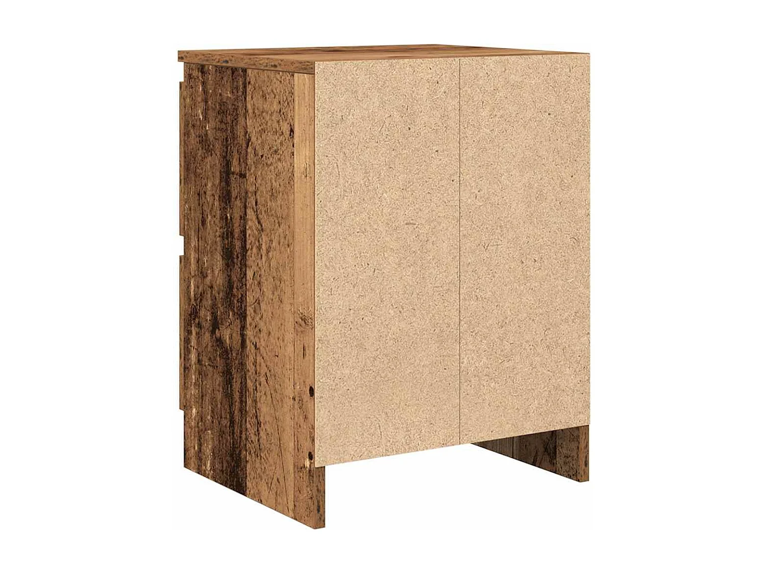 Meuble TV vieux bois 40x35x54 cm bois d'ingénierie