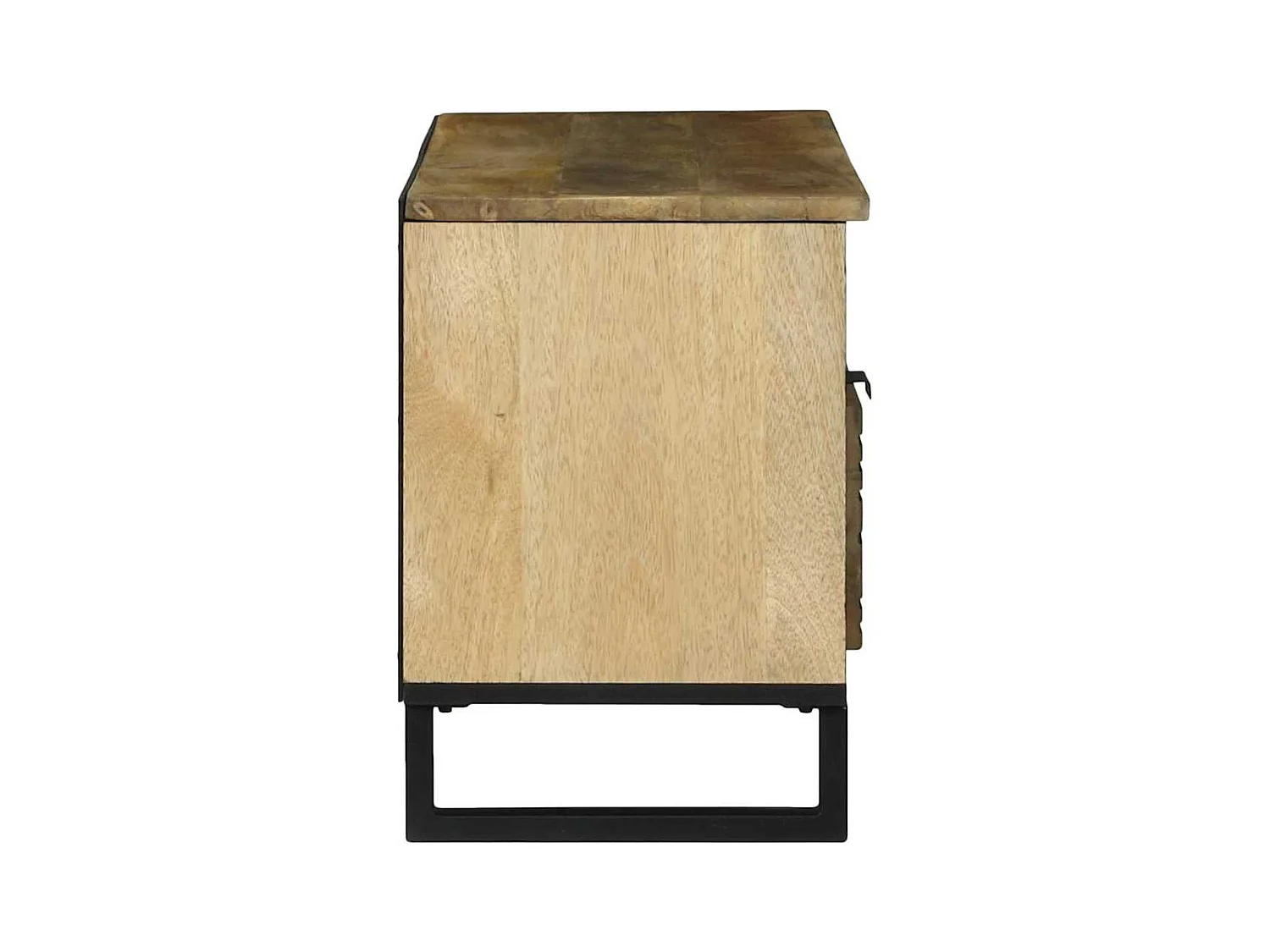 Meuble TV Marron 105 x 33 x 46 cm bois de manguier massif
