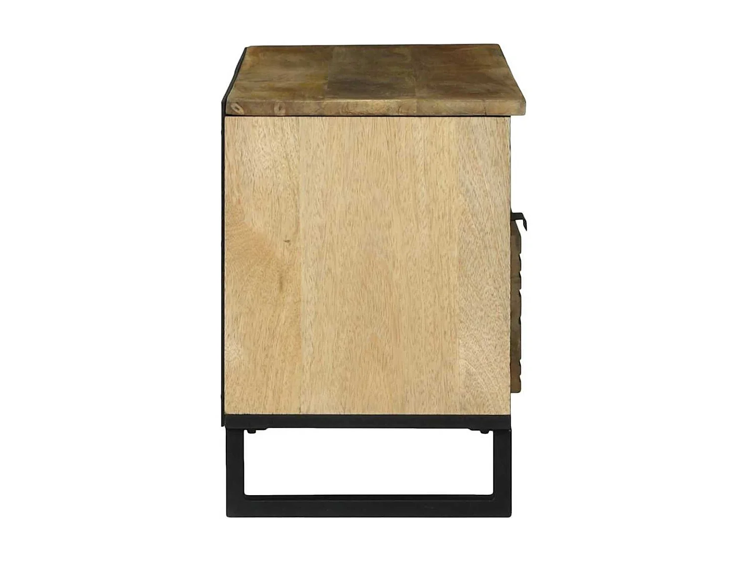Meuble TV Marron 105 x 33 x 46 cm bois de manguier massif