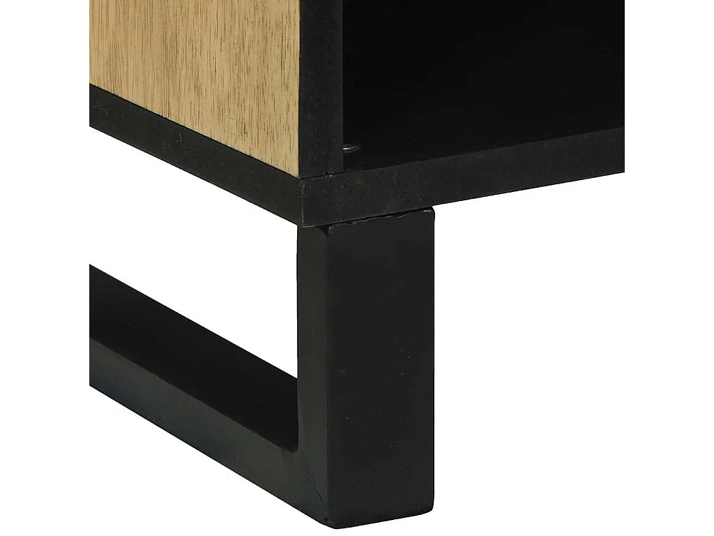 Meuble TV Marron 105 x 33 x 46 cm bois de manguier massif