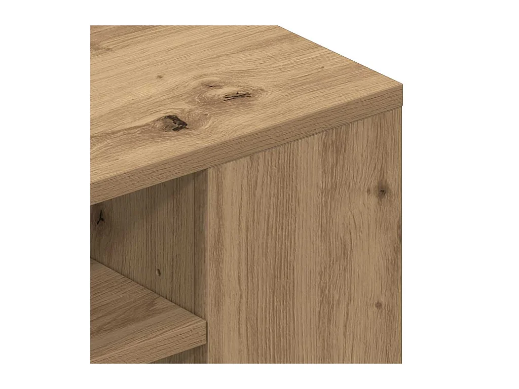 Meuble TV Beige 100 x 30 x 26,5 cm Bois d'ingénierie