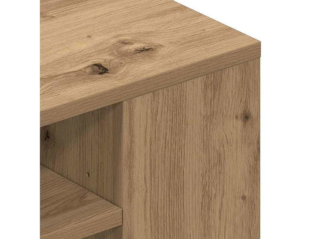 Meuble TV Beige 100 x 30 x 26,5 cm Bois d'ingénierie