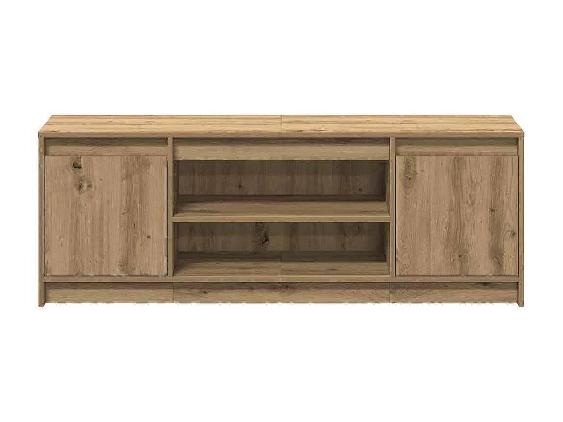 Meuble TV Marron 139,5 x 34 x 50 cm Bois d'ingénierie