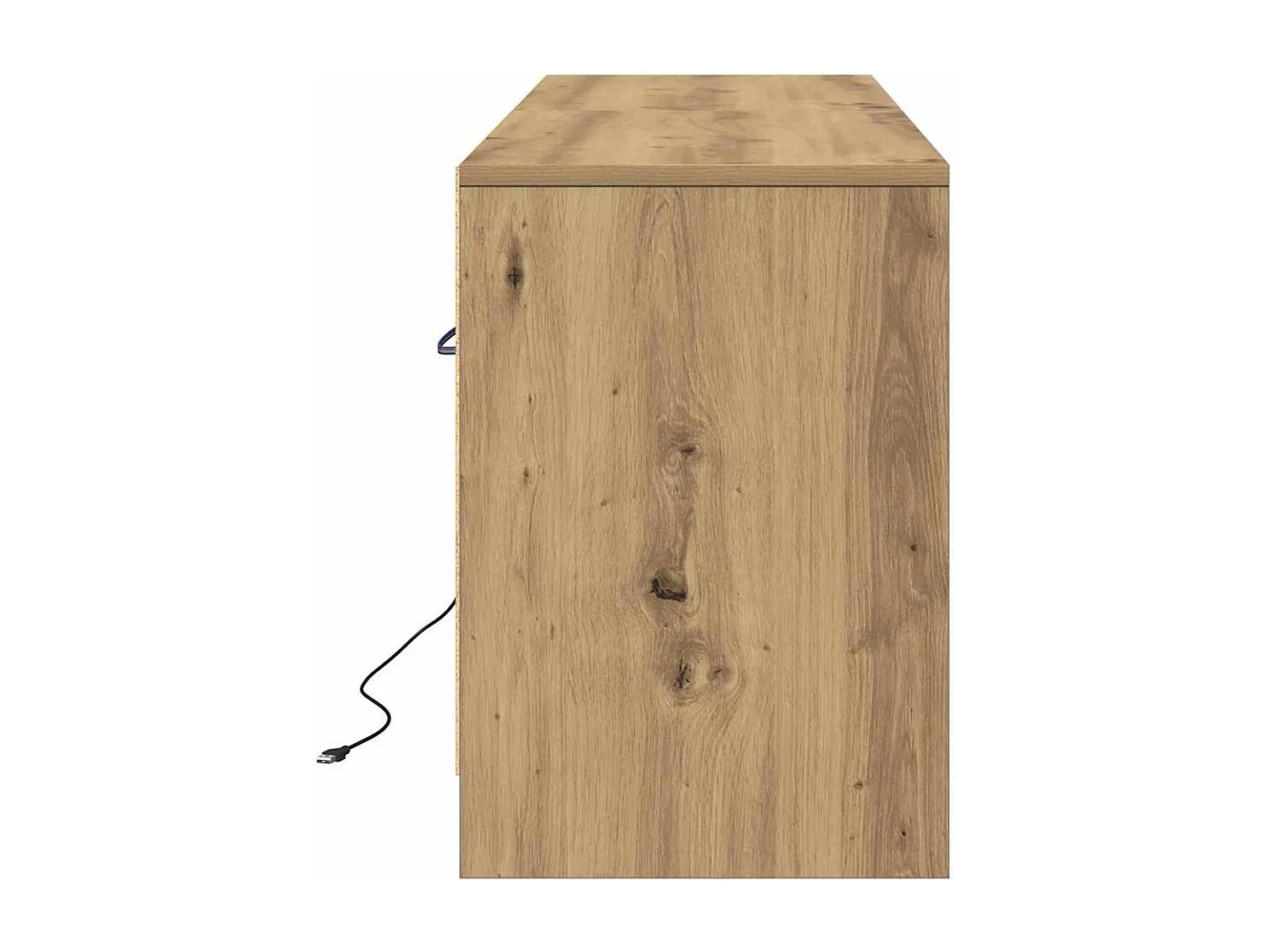 Meuble TV Marron 139,5 x 34 x 50 cm Bois d'ingénierie