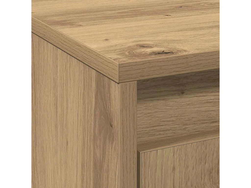 Meuble TV Marron 139,5 x 34 x 50 cm Bois d'ingénierie