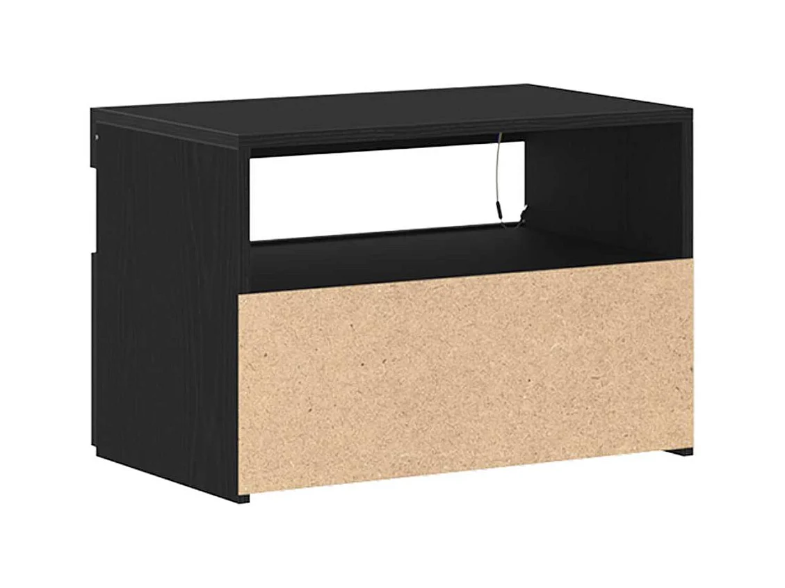 Meuble TV Noir 60 x 35 x 40 cm Bois d'ingénierie